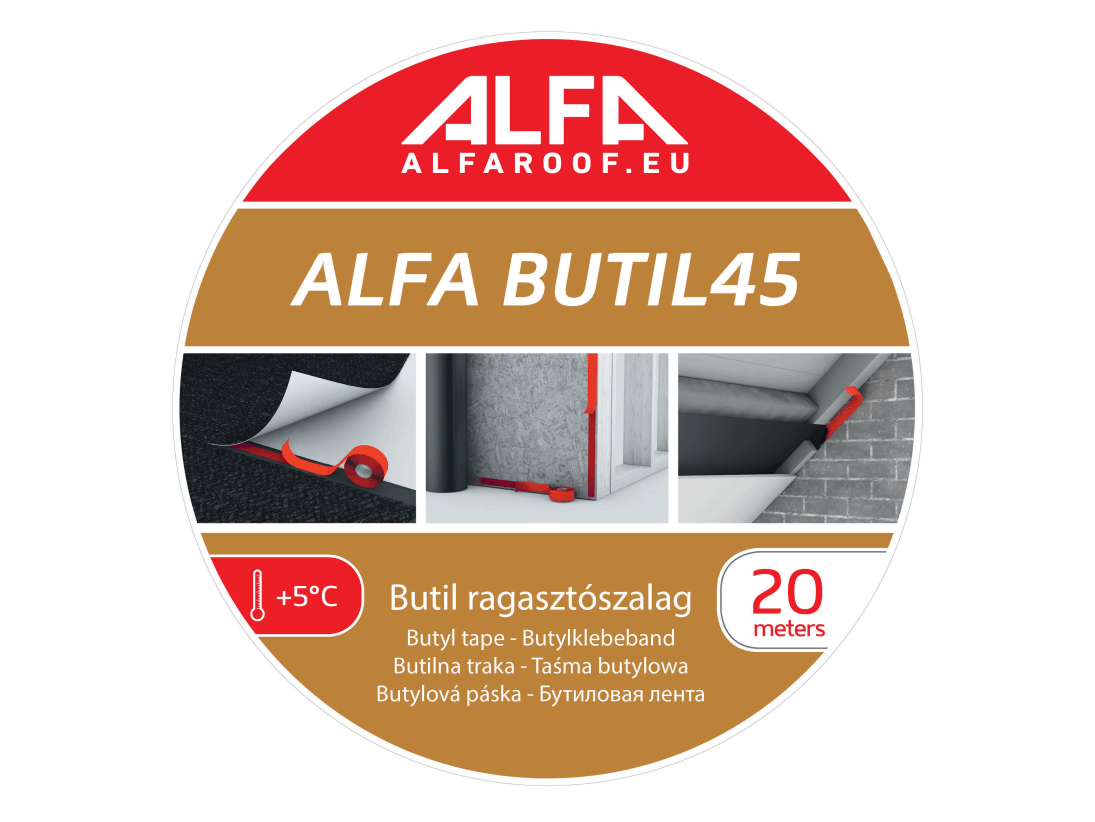 ALFA BUTIL45 kétoldalas butilszalag