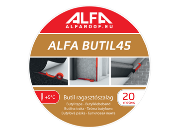 ALFA BUTIL45 kétoldalas butilszalag