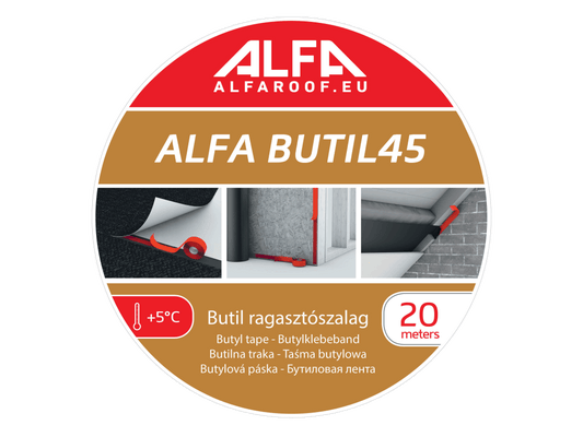 ALFA BUTIL45 kétoldalas butilszalag